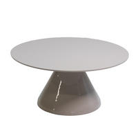 COUCHTISCH rund aus Aluminium 69cm, beige - Beige, Metall (69/69/34cm) - Giga Meubel