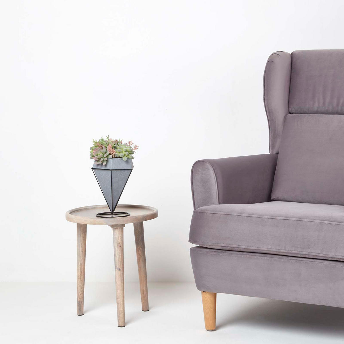 KUNSTPFLANZEN Sukkulenten-Arrangement im Deko-Topf, 31 cm - Grün, Kunststoff (31cm) - Homescapes