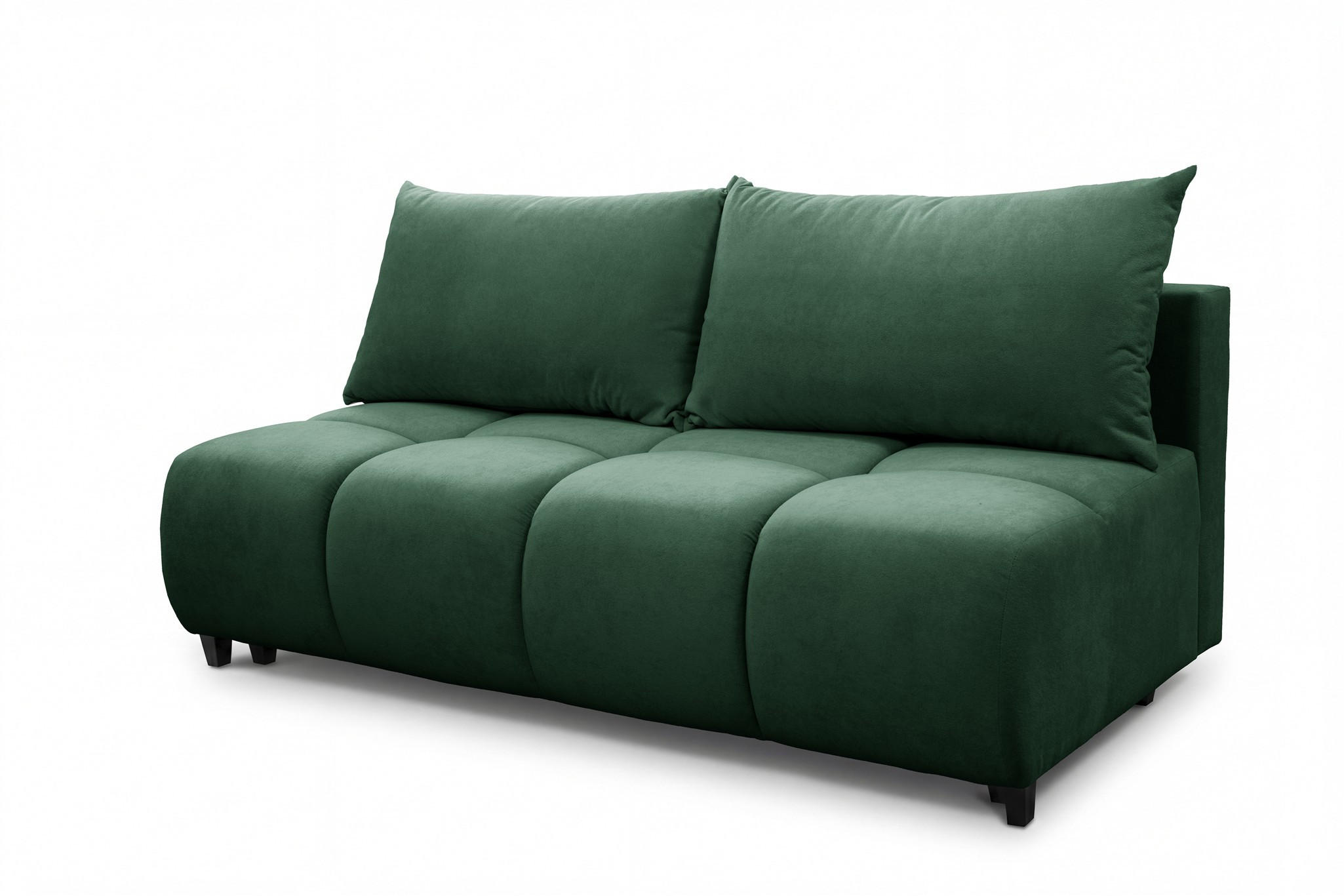 SCHLAFSOFA Xenio Mit Schlaffunktion - Grün, Holzwerkstoff/Textil (196/103/100cm) - Fun Möbel