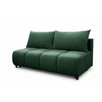 SCHLAFSOFA Xenio Mit Schlaffunktion - Grün, Holzwerkstoff/Textil (196/103/100cm) - Fun Möbel