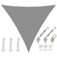 SONNENSEGEL Wasserdicht 200 cm Grau - Grau, Kunststoff (200/200cm) - Amanka