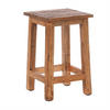 HOCKER MADERO Recyclingholz 01 natur-vintage - Naturfarben, Karton (30/48/30cm) - DESIGN DELIGHTS