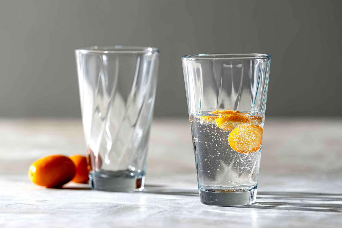 TRINKGLÄSER Twist transparent 300 ml 6er Set - Transparent, Glas (0.3L) - Leonardo Living