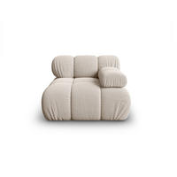 MODUL rechts Bellis aus 3D-Stoff leichtes beige - Creme, Textil (94/70/94cm) - Micadoni