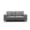 SOFA MEDIOLANE 2,5-Sitzer, grau - Grau, Holzwerkstoff/Textil (203/87/96cm) - Courtois Laville