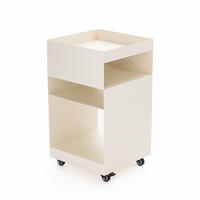 METALLROLLCONTAINER H62,5 cm - Plum - Beige - Beige, Metall (35/62/35cm) - Drawer