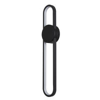 LED nástěnné svítidlo Frankenthal II 60/12/6 cm - černá, kov (12/5.5/60cm) - Nettlife