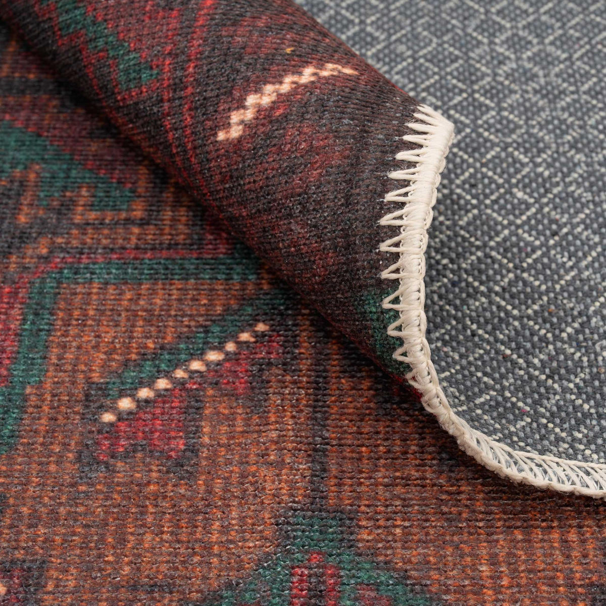 FLACHWEBETEPPICH Caris Multi - Rot, Textil (200/290cm) - Kukoon Rugs