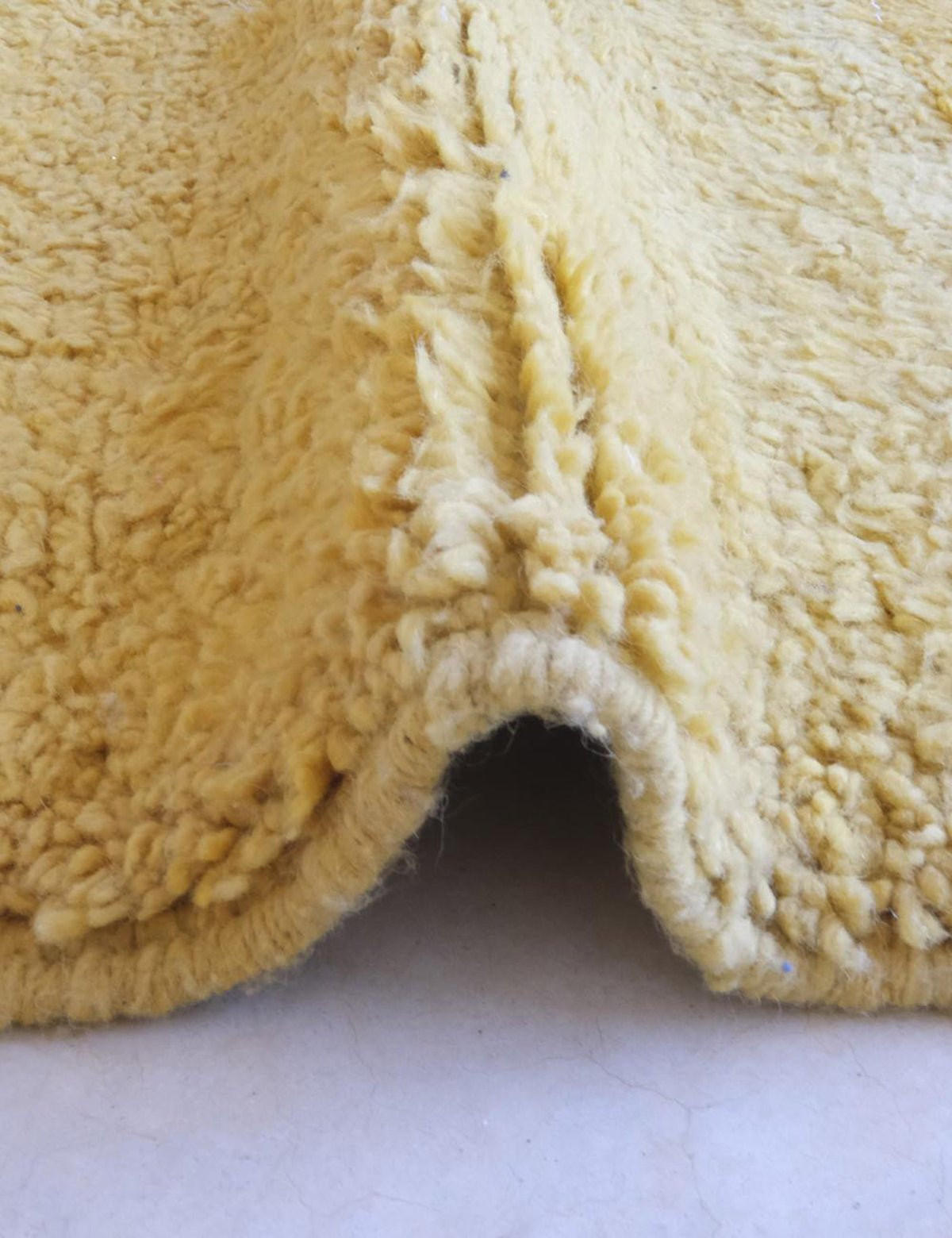 BERBERTEPPICH grafisch und modern aus Wolle 200x 300 cm - Gelb, Naturmaterialien (200/300cm) - AFK Living