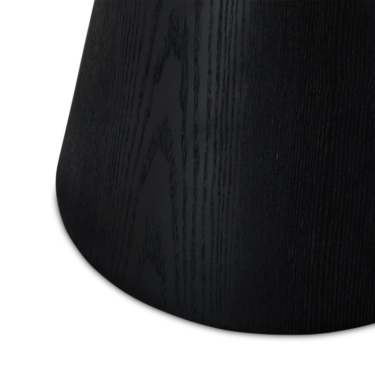 COUCHTISCH rund Schwarz 60/60/40 cm - Schwarz, Holz (60/60/40cm) - Furnhouse