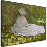 WANDBILD frühling claude monet - Multicolor, Textil (60/40cm) - Feeby