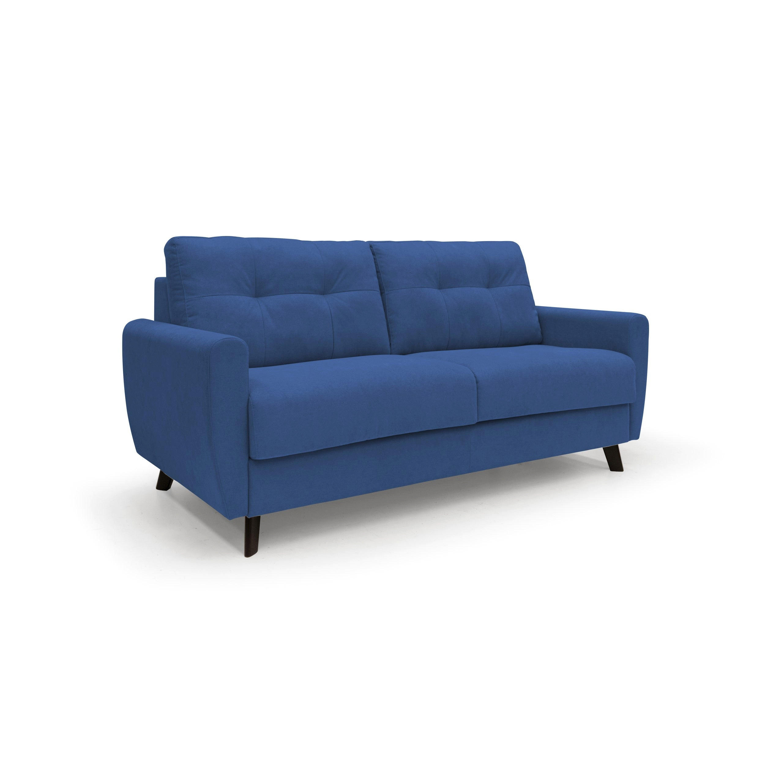 SCHLAFSOFA Callisto - Blau, Textil/Metall (168/97/96cm) - Divani.store