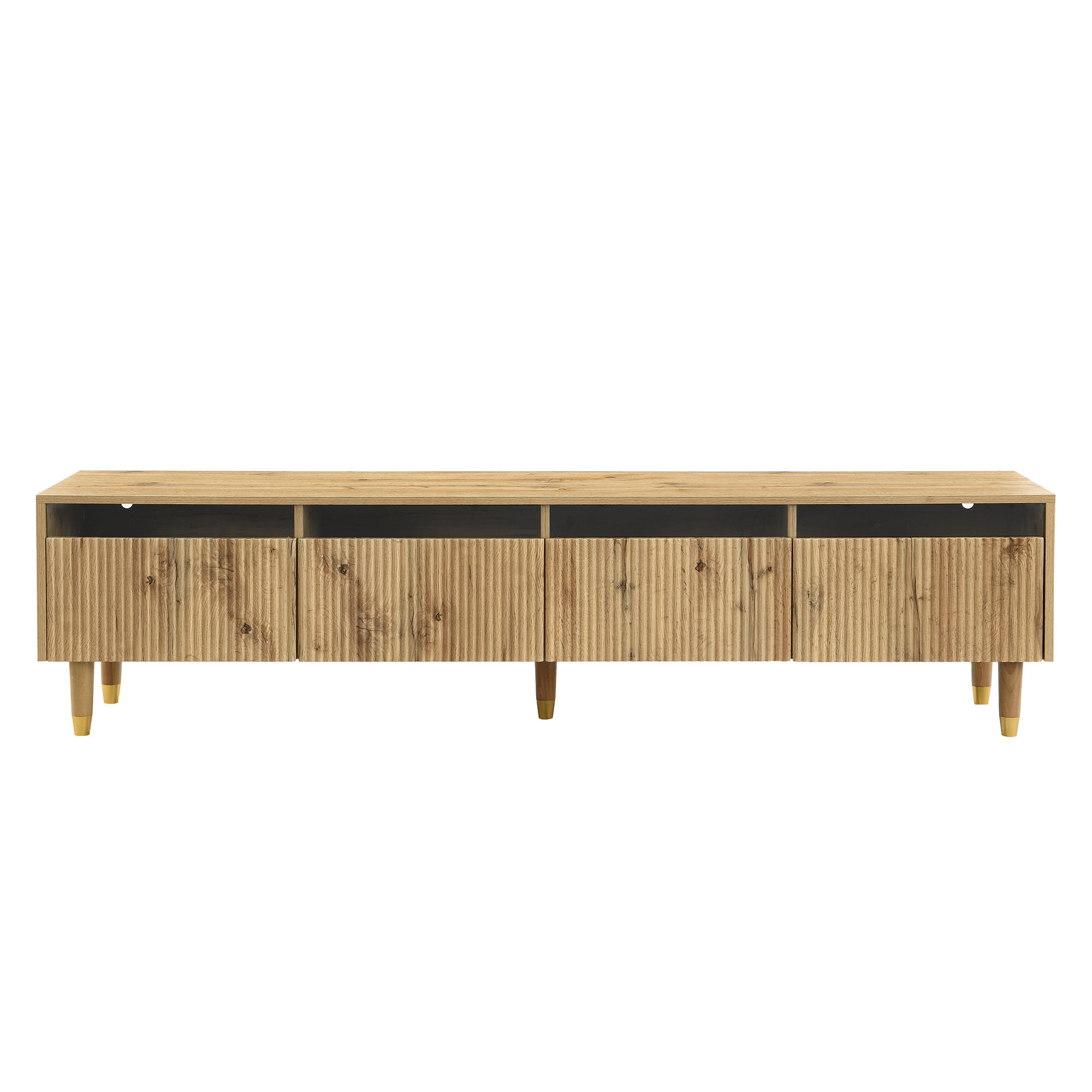 TV-LOWBOARD Modellname Holzfarben 178/35/45 cm - Naturfarben, Holz (178/45/35cm) - PANGIVO