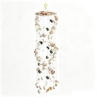 WINDSPIEL Muschelform 95 cm - Multicolor, Naturmaterialien (95/13/1cm)