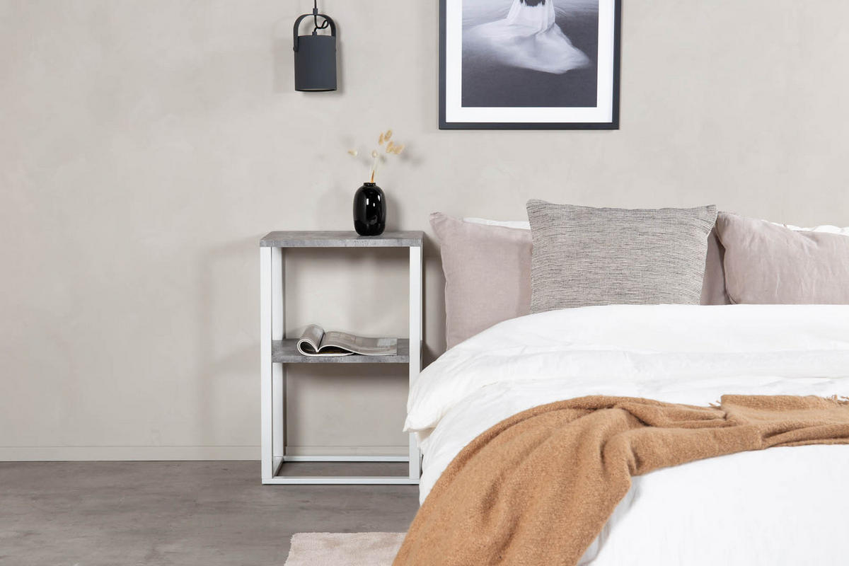 NACHTSCHRANK weiß - Weiß, Holzwerkstoff (30/70/45cm) - ebuy24