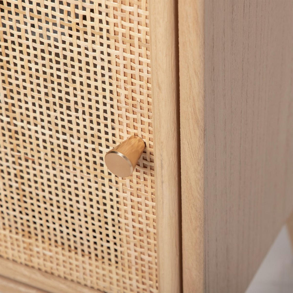 NACHTTISCH 2 SCHUBLADEN Mapi Natürlich 42 cm x 71 cm - Naturfarben, Holzwerkstoff (42/71/35cm)