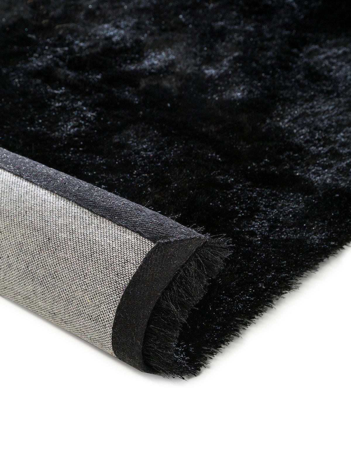 HOCHFLORTEPPICH Whisper Schwarz 200x290 cm - Schwarz, Textil (200/290cm) - benuta Nest