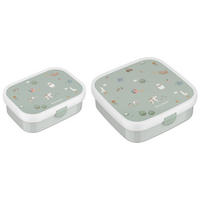 BROTDOSEN-SET Campus (2025) Little Farm 2er Set - Grün, Kunststoff (1/1/1cm) - Mepal