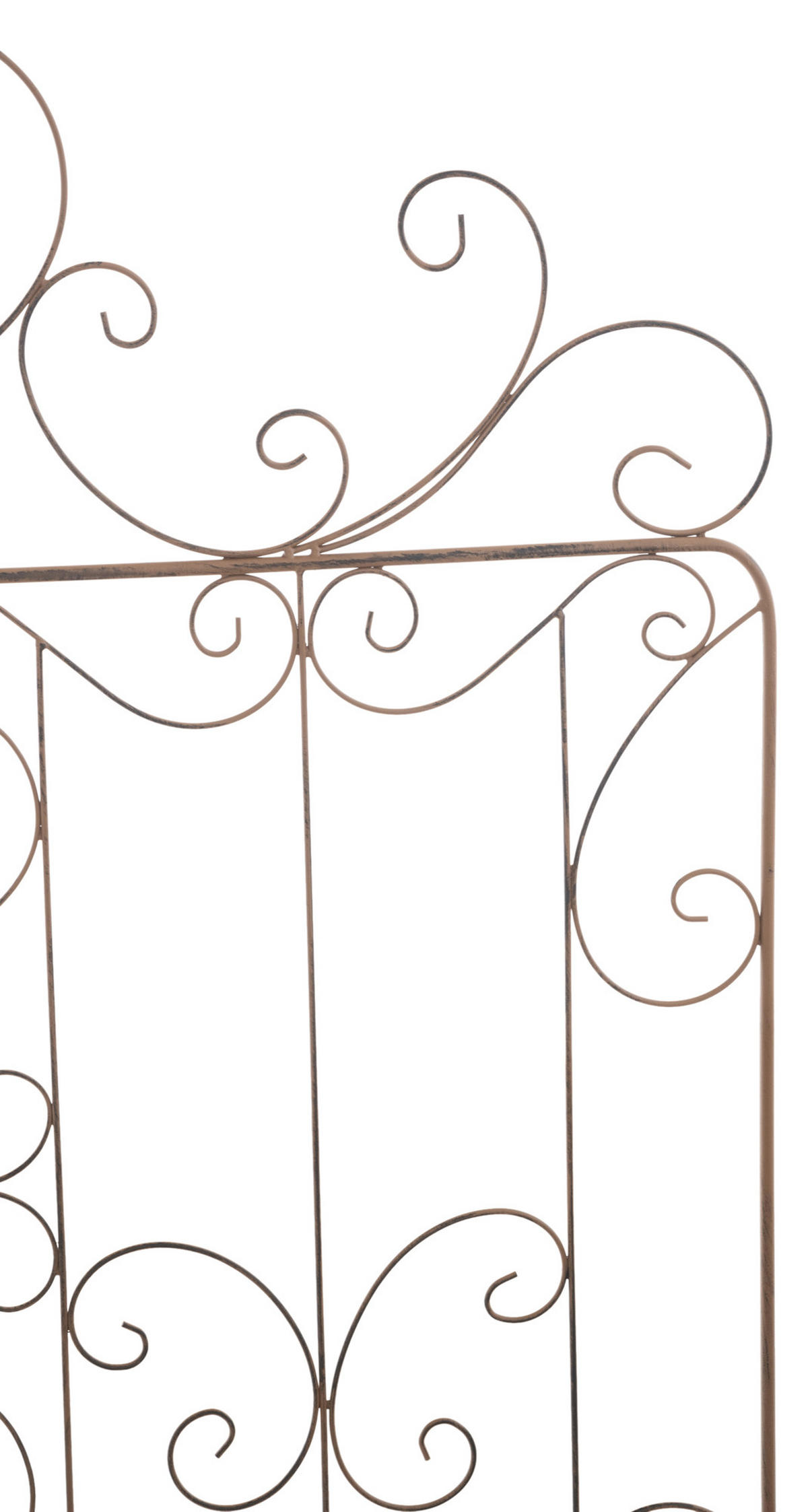 RANKGITTER Mandarin - 2er Set antik braun - Braun, Metall (99/133/7cm) - TPFLiving