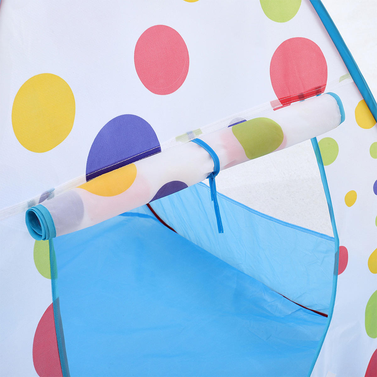 SPIELPLATZ 2 in 1 Faltbar Kinderzelt Bällebad Basketballkorb Polyester Multicolor - Multicolor, Kunststoff (270/90/120cm) - Livingandhome