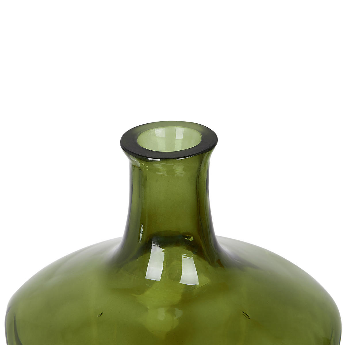 BLUMENVASE Glas grün Kerala - Grün, Glas (35cm) - Beliani