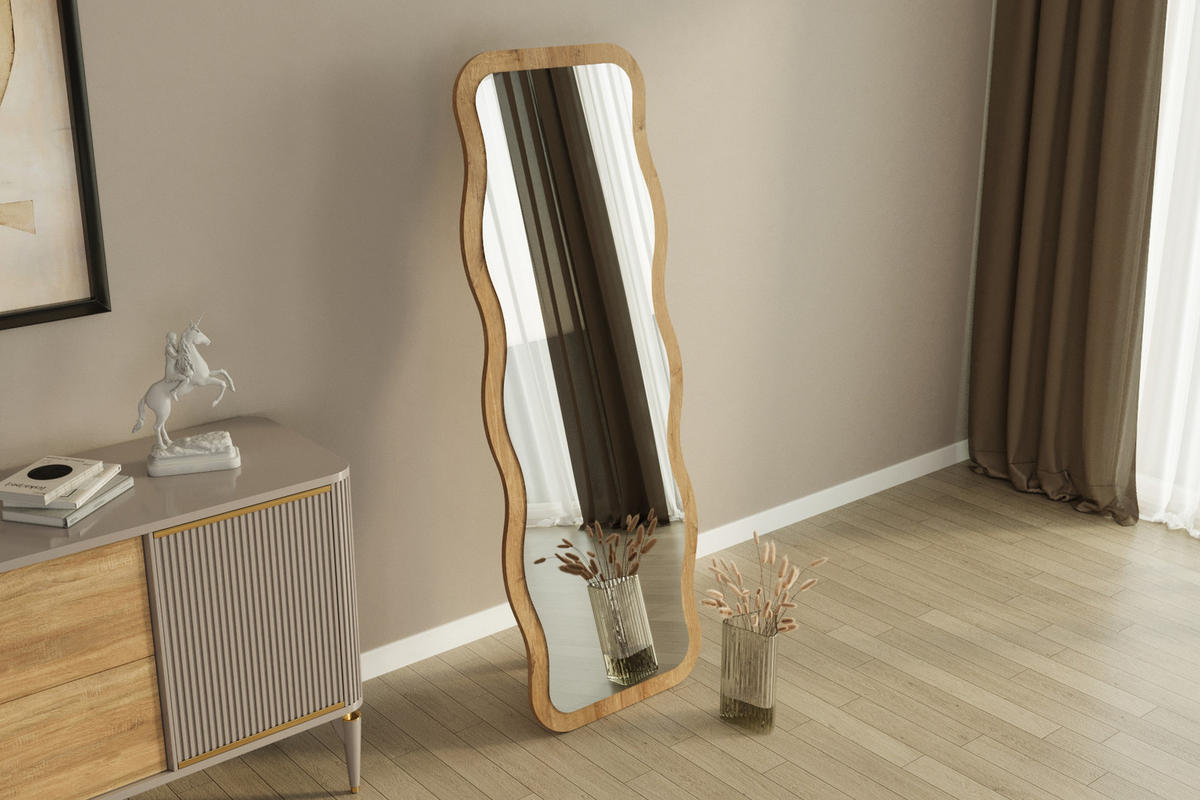STANDSPIEGEL AROL BEIGE OS 91232 - Beige, Holzwerkstoff (50/160/2cm) - moebel17