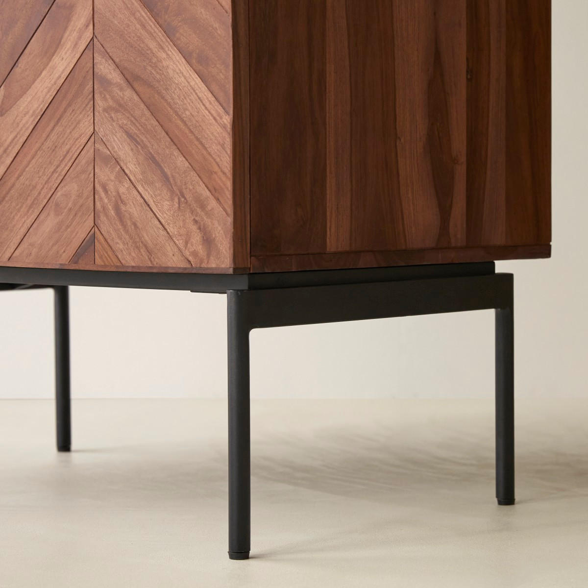 BADEZIMMERMÖBEL Ismaël Dunkelbraun aus Palisander - Dunkelbraun, Holz (80/88/57cm) - Tikamoon