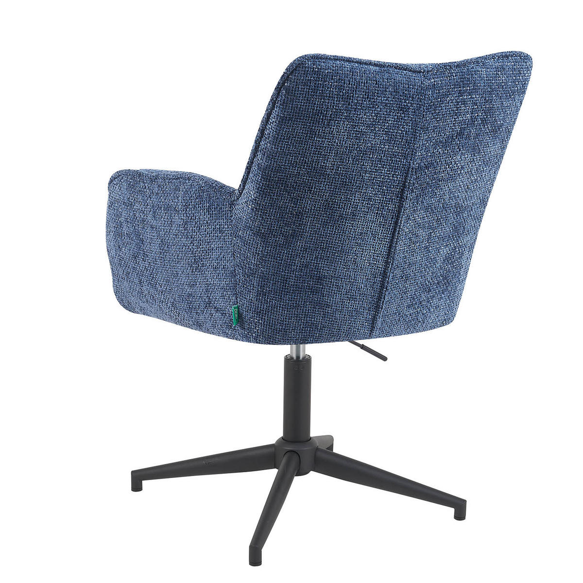 BÜROSTUHL Mika-Lea - Blau/Schwarz, Textil/Metall (59/81/66cm) - DUBI Möbel
