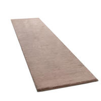 TEPPICH Hochflor Unifarben schmutzabweisend Beige Läufer 80x300 - Beige, Textil (300/80cm) - KADIMA DESIGN