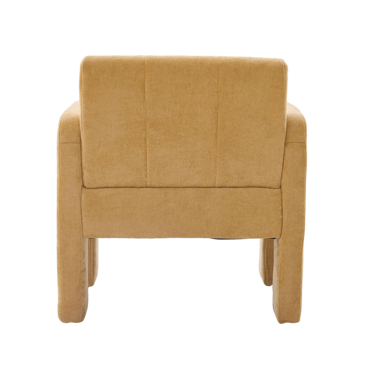 SESSEL Einzelner Sessel,dicke Polsterung,Chenille,Gelb - Gelb, Textil (67.5/74.5/69cm) - LVHOM
