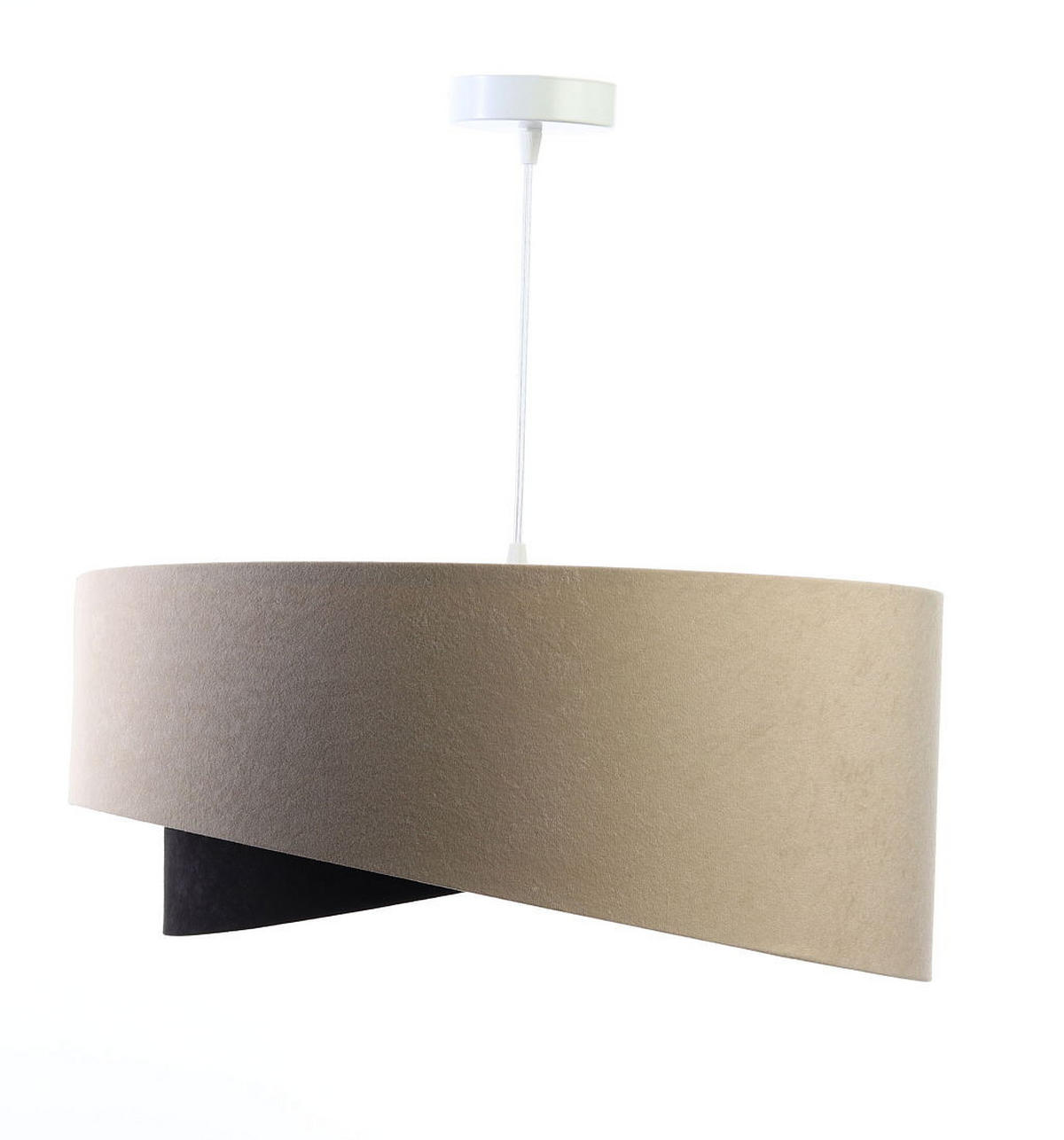 HÄNGELEUCHTE Schwarz 50/23 cm - Braun, Kunststoff (50/1.3/23cm) - ONZENO