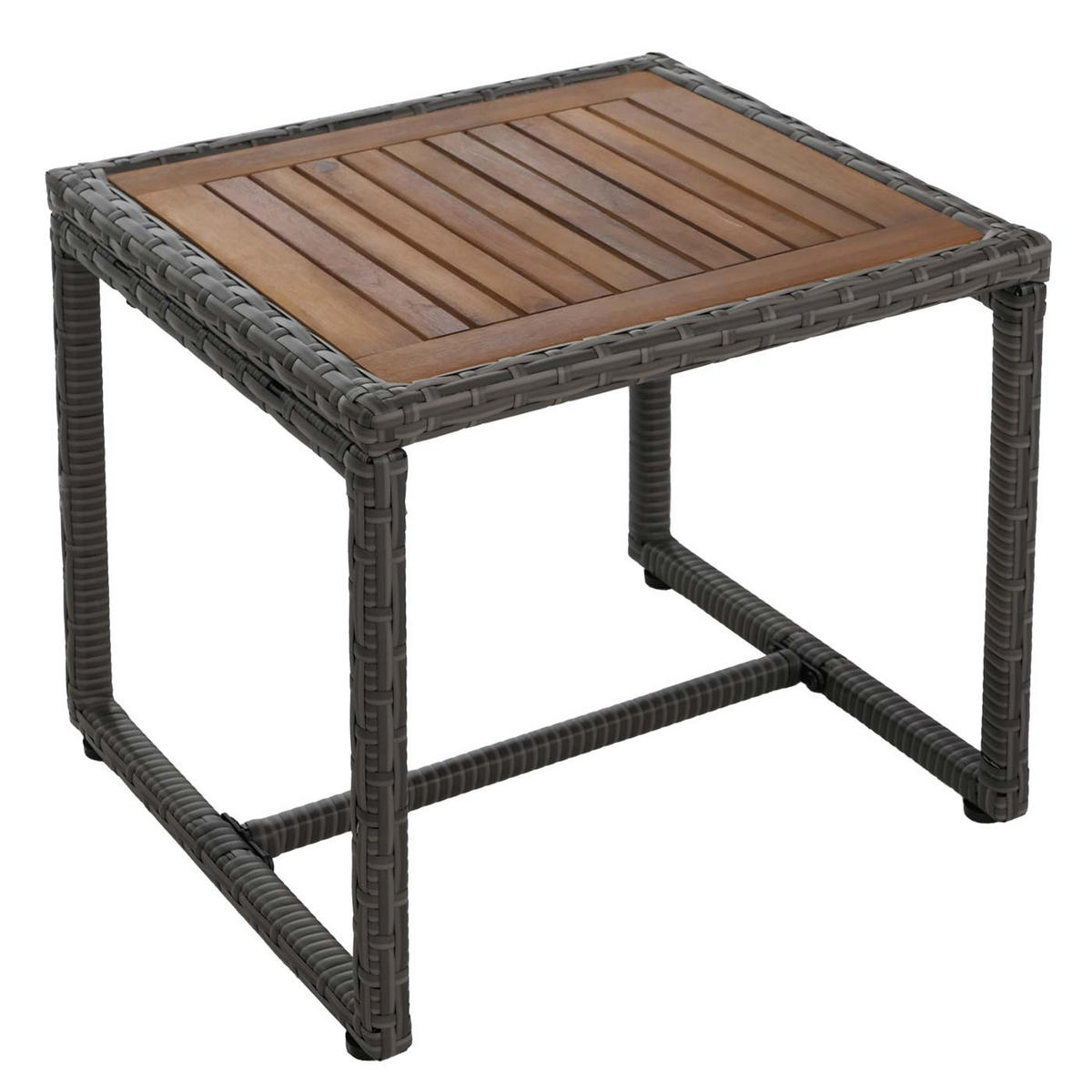 LOUNGE-SET Garten 2x Stuhl Grau Polster Grau - Grau, Metall - PROREGAL