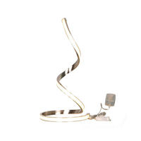 LAMPE Jara, Silber/Chrom, 42cm - Chromfarben, Metall (22/22/42cm) - KOSILUM