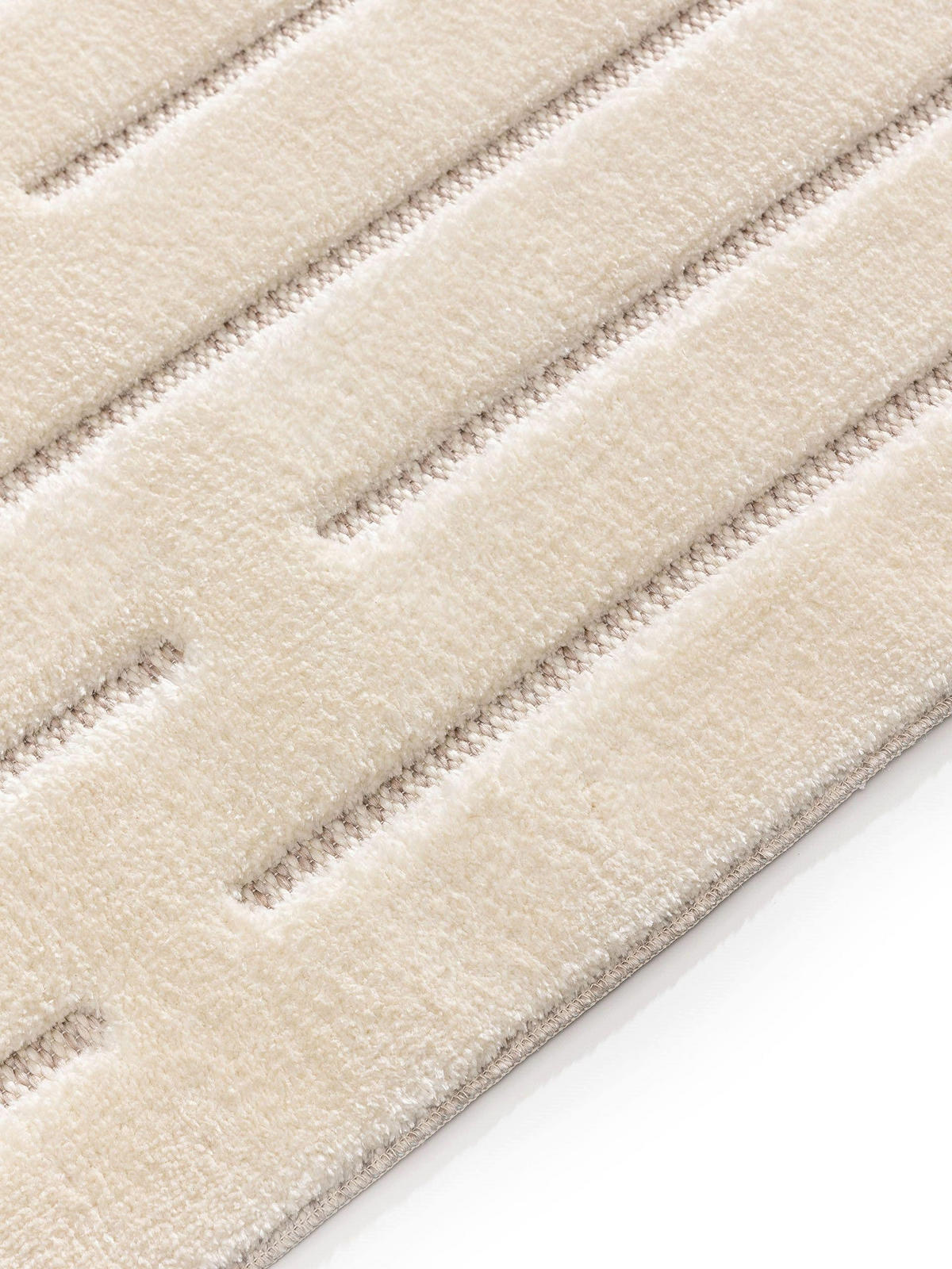 TEPPICH Elvy Cream 200x300 cm - Creme, Kunststoff (200/300cm) - benuta
