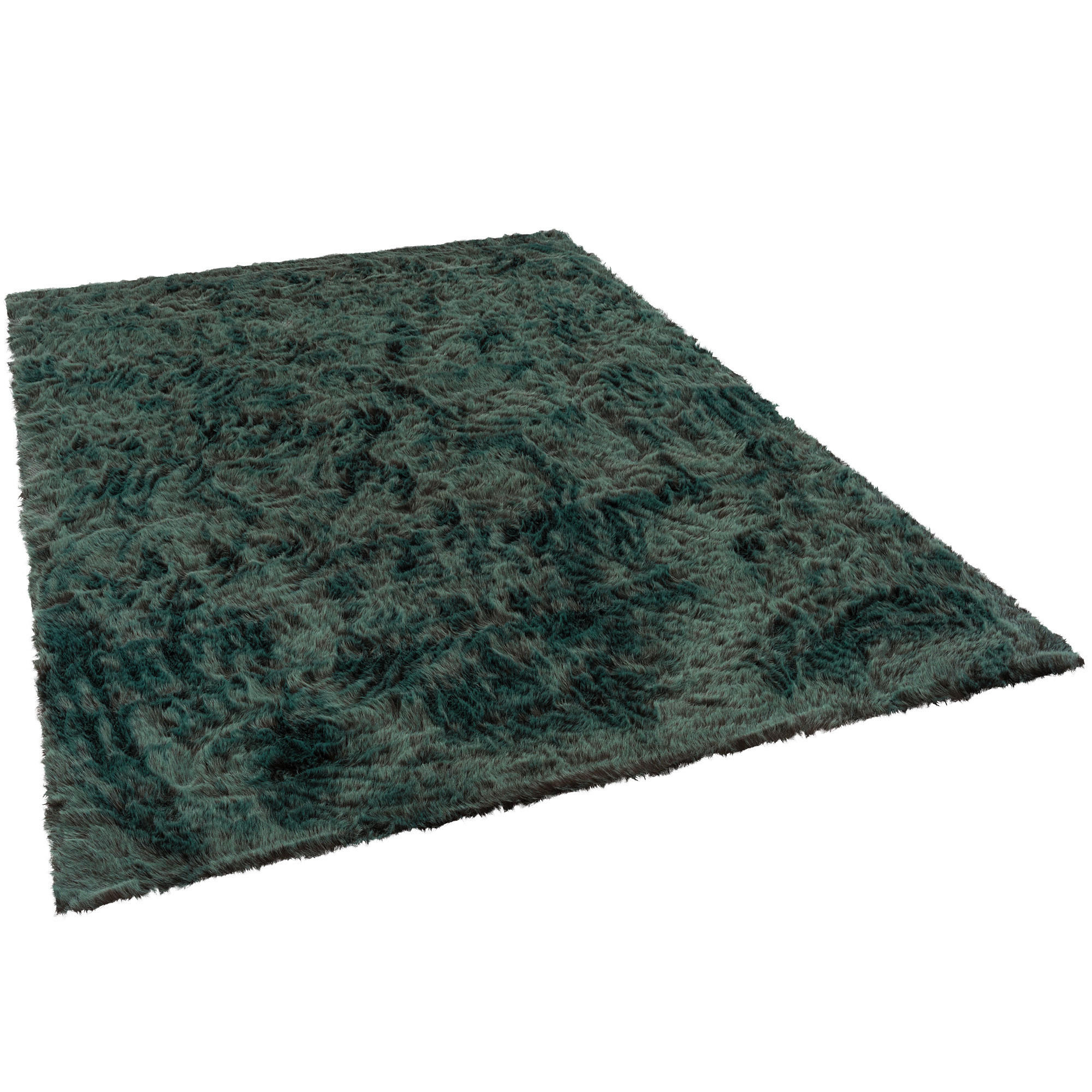 Thumbnail - Pergamon Luxus, Petrol, Textil, 90x160 cm, Teppiche & Böden, Teppiche, Fellteppiche