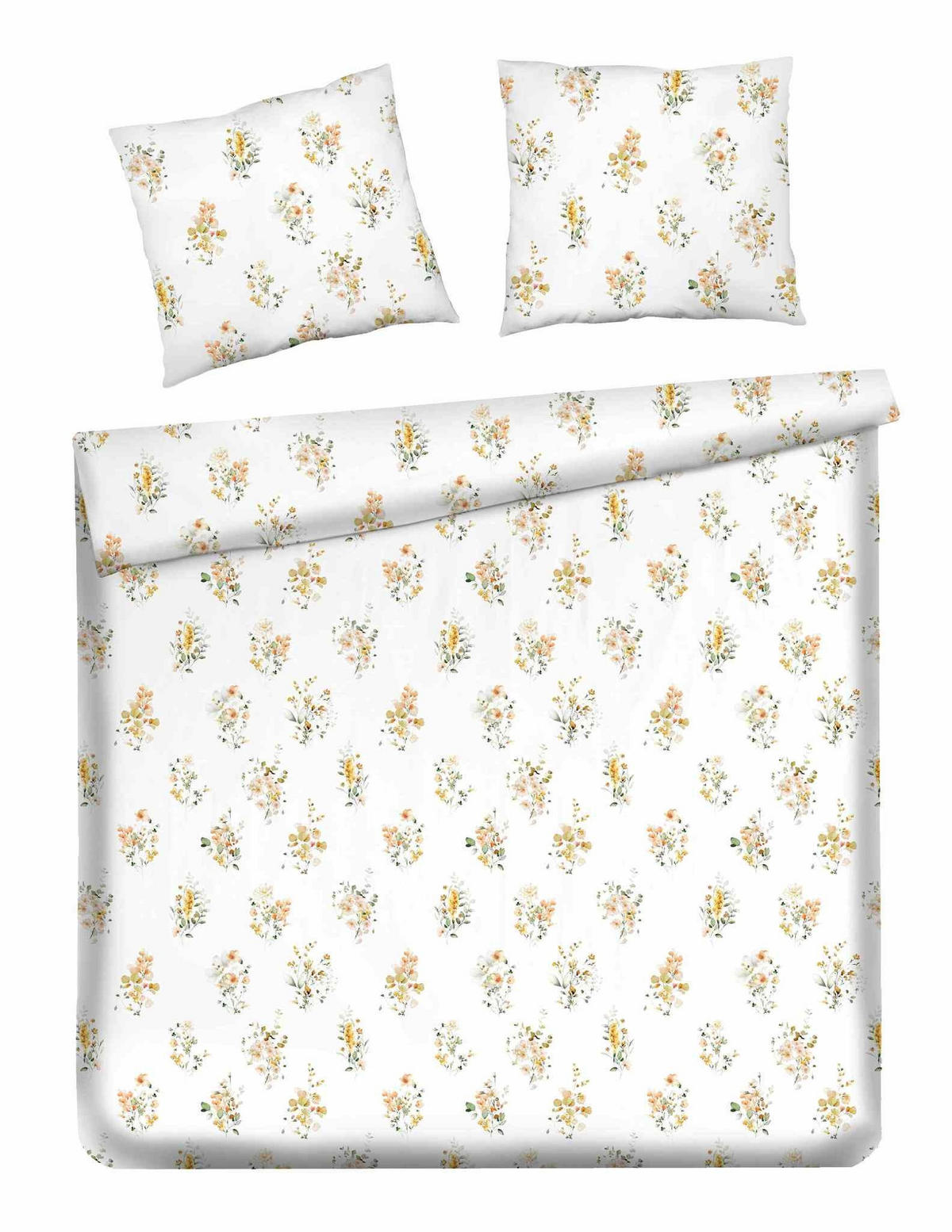 BETTWÄSCHE Senita - Weiß, Textil (200/220cm) - home&you