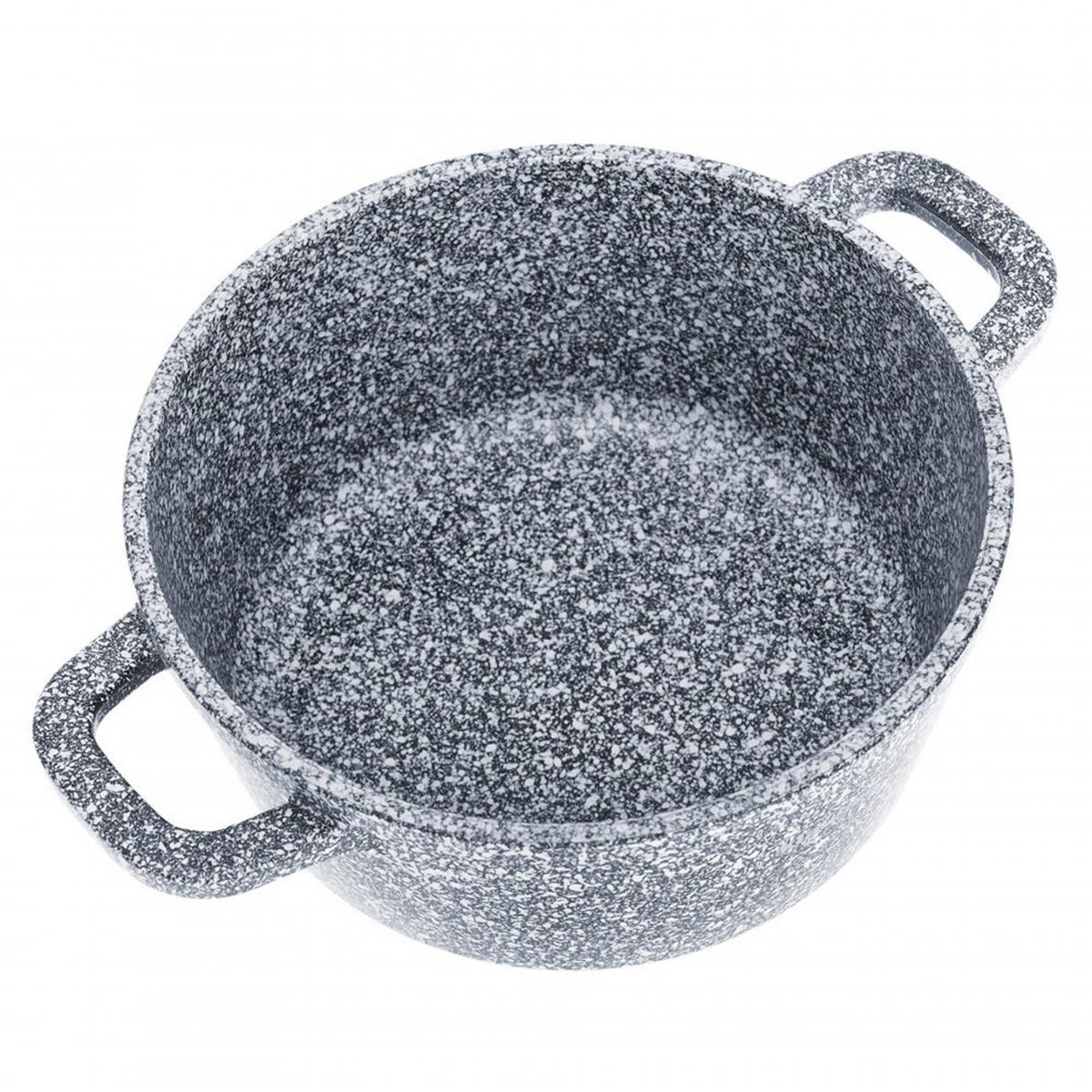 TOPF Grau 16/16/7.5 cm KB7519 - Grau, Metall (16cm) - Klausberg 