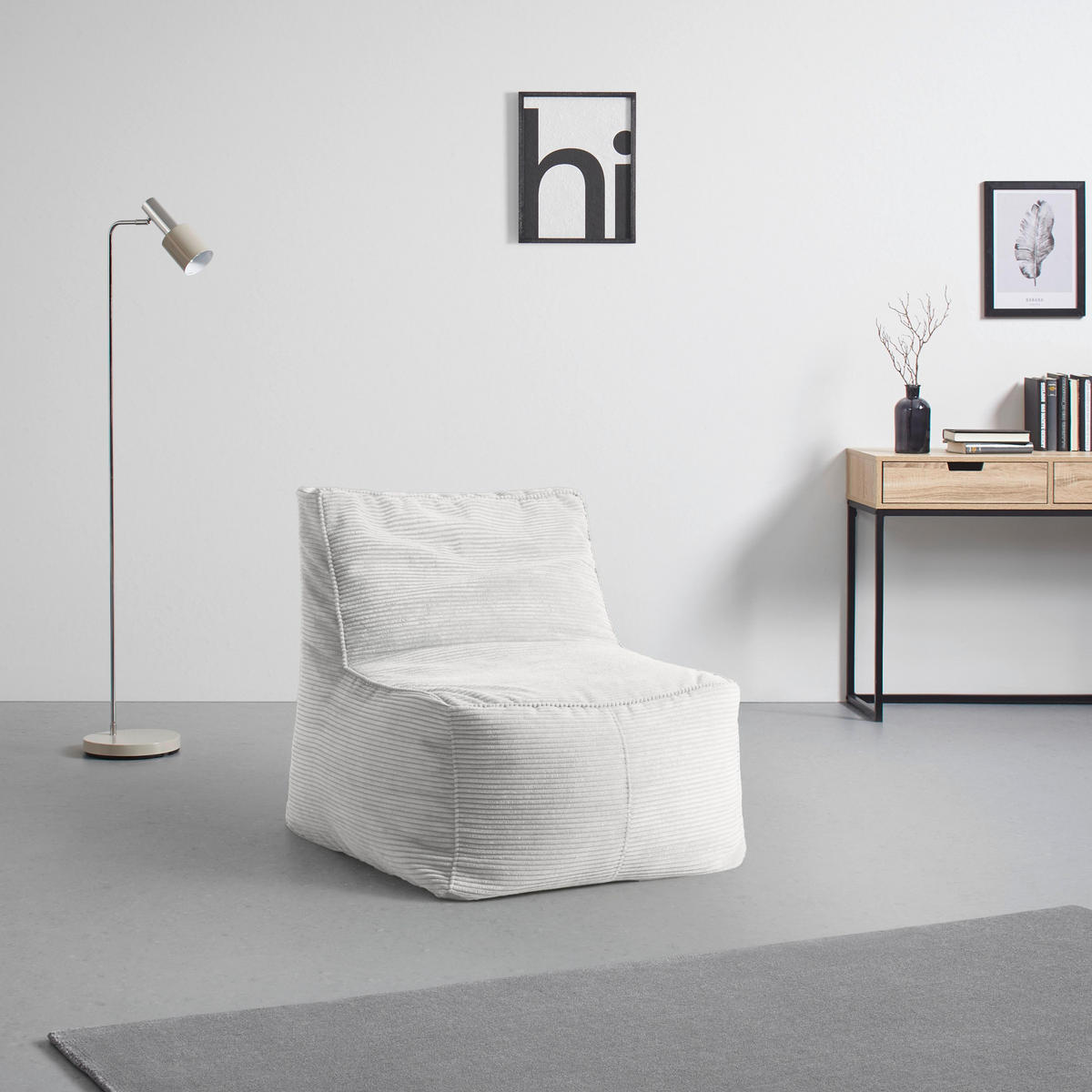 SITZSACK Caroline Beige - Beige, Textil (75/84/88cm) - Mömax