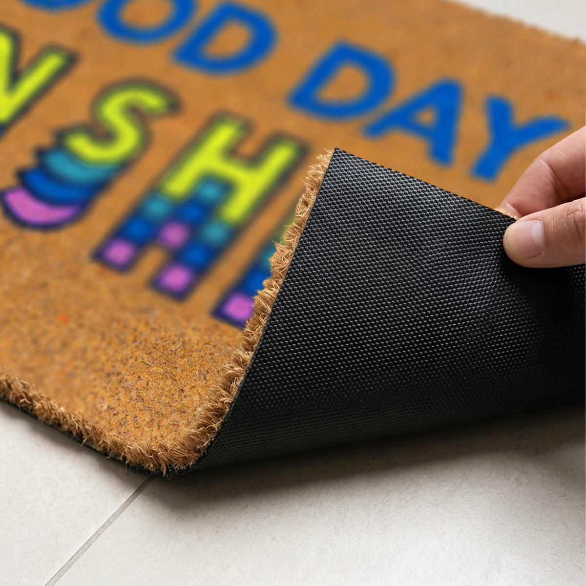 ROHOŽ - viacfarebná, textil/plast (60/40cm) - Relaxdays