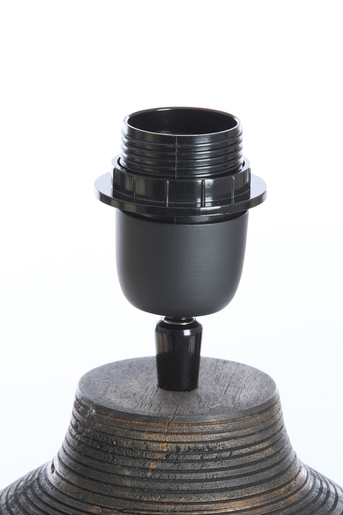 LAMPENFUSS Khomai Braun Ø26/31,5 cm - Braun, Holz (26/26/31.5cm) - Light & Living