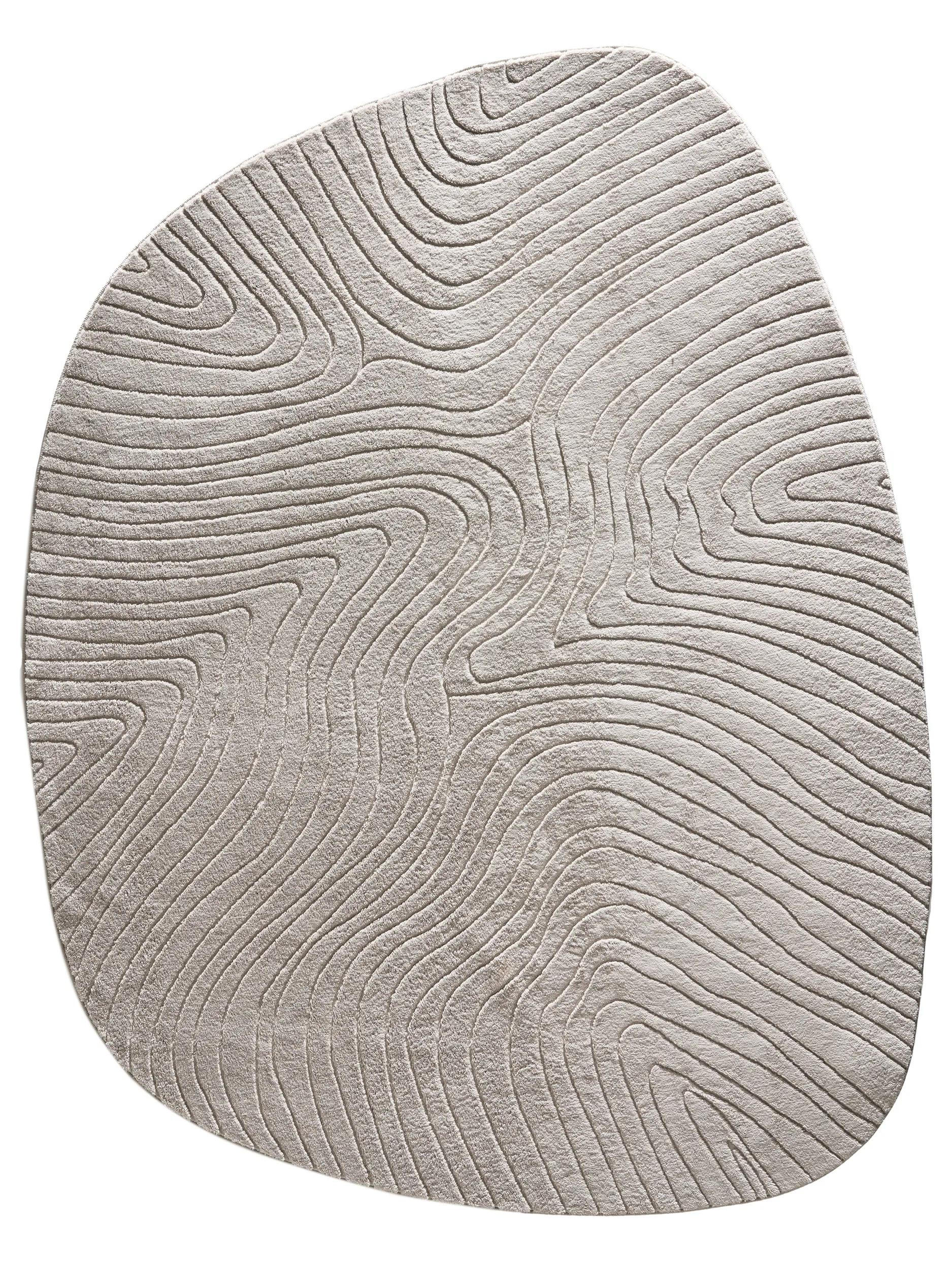 TEPPICH Pam waschbar Grau 120/160 cm - Grau, Kunststoff/Textil (120/160cm) - benuta