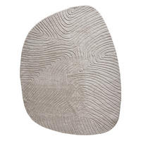 TEPPICH Pam waschbar Grau 120/160 cm - Grau, Kunststoff/Textil (120/160cm) - benuta