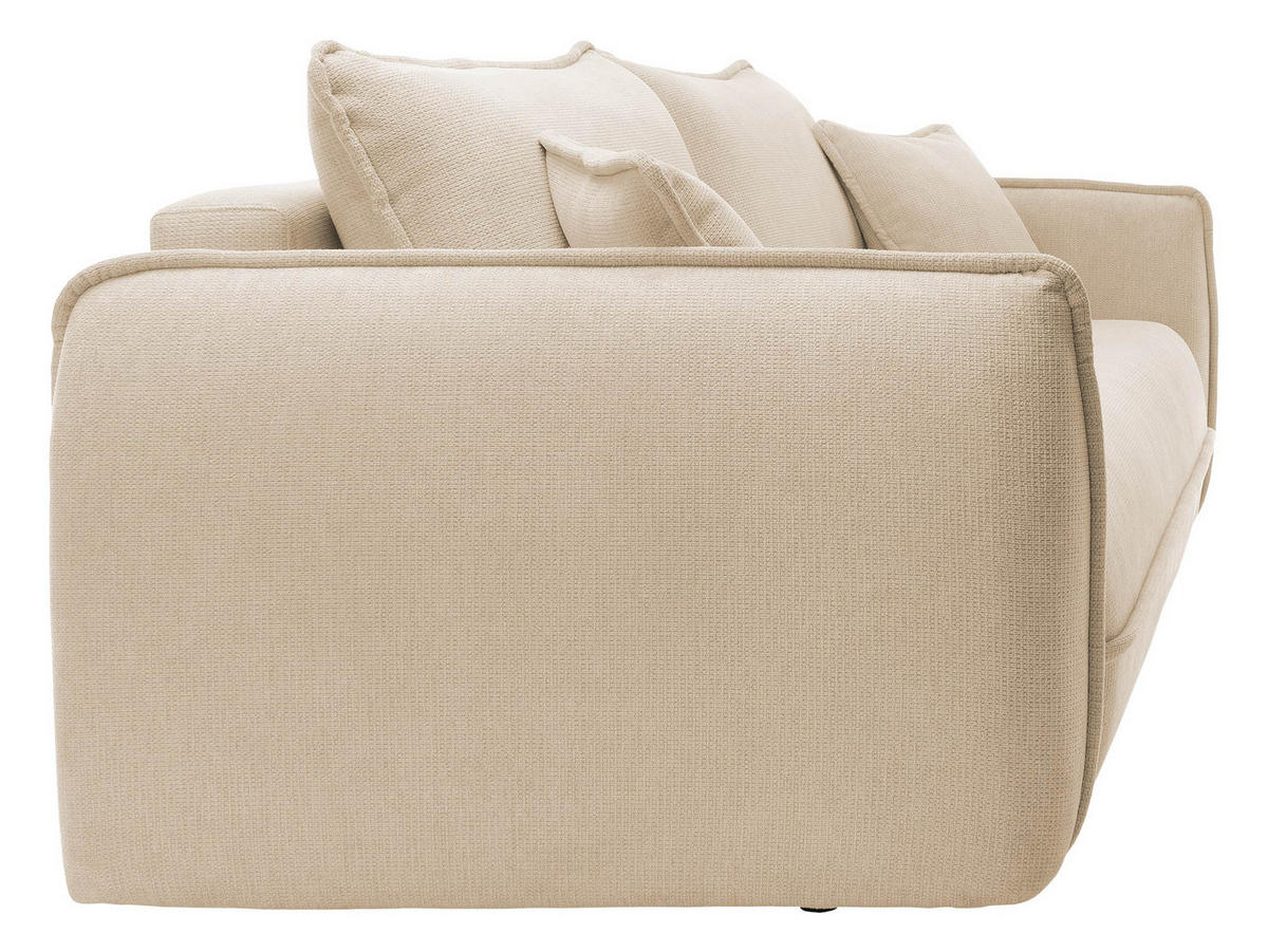 SCHLAFSOFA Moho - Beige/Schwarz, Holz/Kunststoff (250/94/109cm) - MIRJAN24