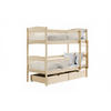 ETAGENBETT LOVELY 90/200 Natur Kiefer - Kieferfarben, Holz - Deine Möbel 24
