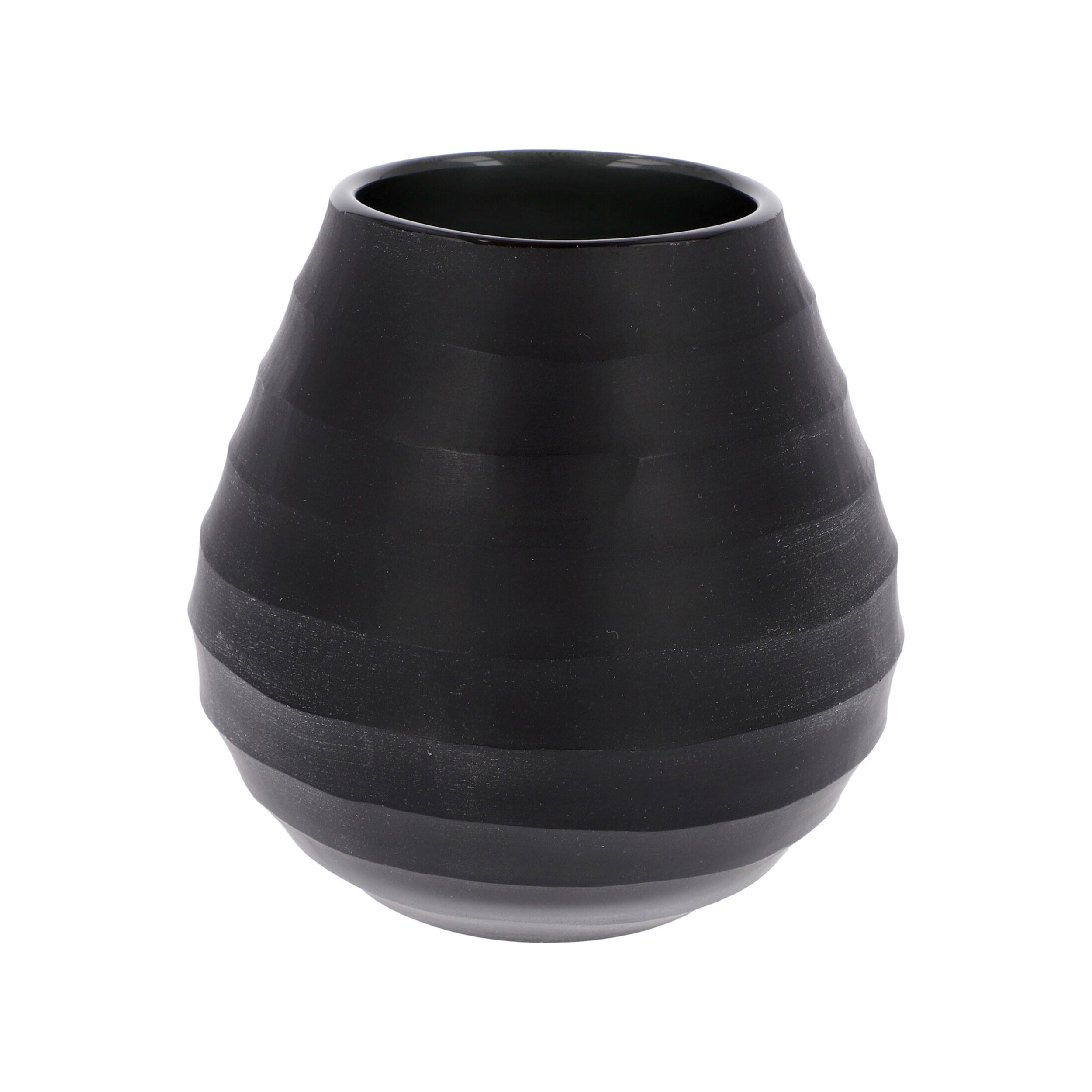 VASE Slate Black, Glas, Schwarz, 14.5 cm - Schwarz, Glas (14.5cm) - Goebel
