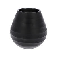 VASE Slate Black, Glas, Schwarz, 14.5 cm - Schwarz, Glas (14.5cm) - Goebel
