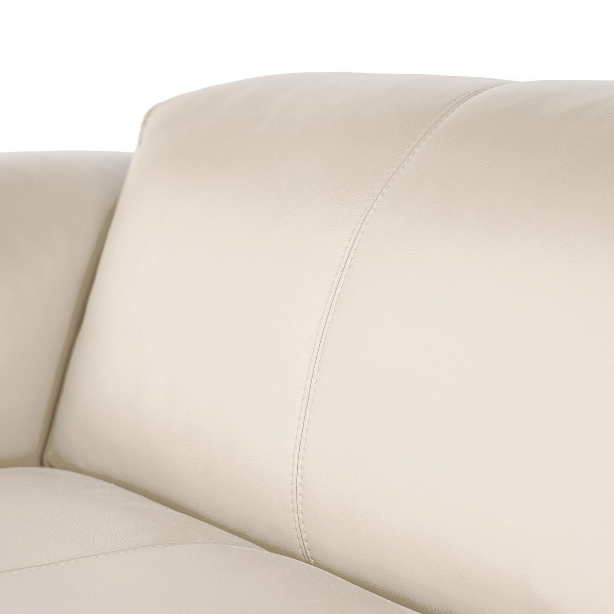 2-SITZER SOFA - Schwarz/Hellblau, Leder/Kunststoff (220/71/102cm) - home24