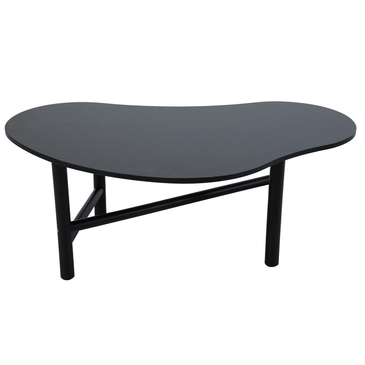 COUCHTISCH, Schwarz - Schwarz, Holz (100/60/38cm) - Oviala