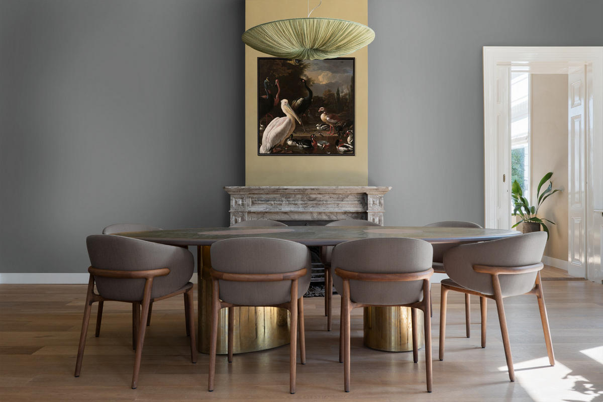 TAPETE Uni 53 cm x 10.05 m - Grau, Papier (53/1000cm) - Origin Wallcoverings
