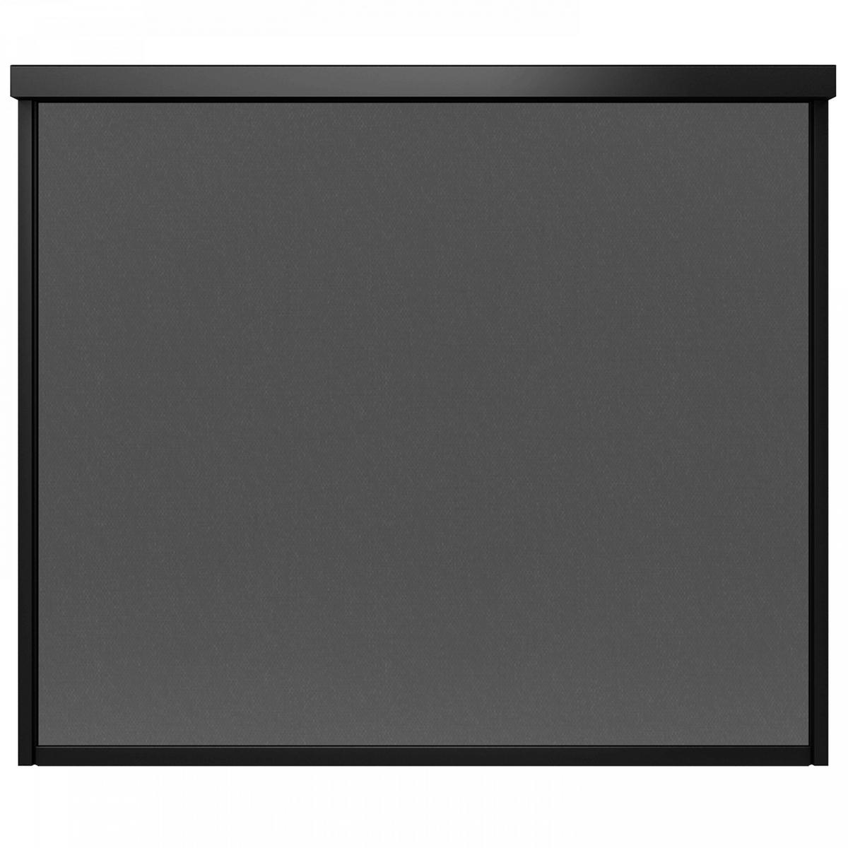 PERGOLA 3x3 m, mit 1 Markise, Grau - Grau, Metall (281/250/296cm) - Oviala